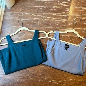 Lot of 2 Eileen Fisher Merino Tanks